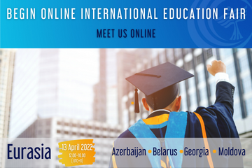 Meet us online at the BEGIN education fair Eurasia