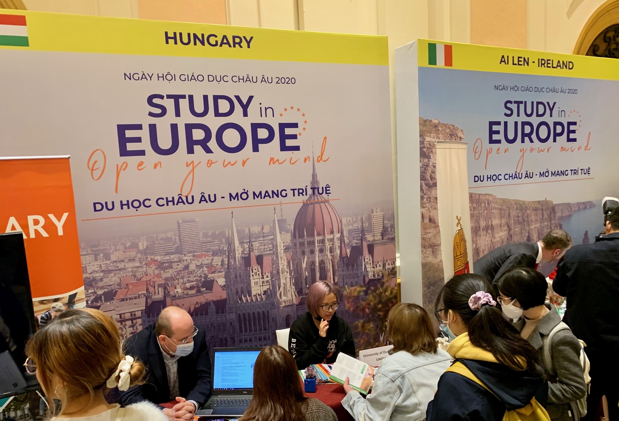 University of Dunaújváros attending the Study in Europe Fair held in Hanoi, Vietnam