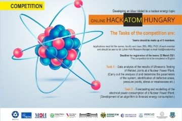 HACKATOM HUNGARY - online competition organized by Rosatom fro engineering students on BSc, MSc and PhD level