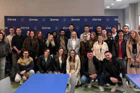 Students of the University of Dunaújváros on an international mobility program in Osijek