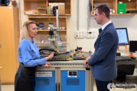 Vízben pásztázó akusztikus vizsgáló