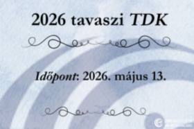 TDK 2026 tavaszi félév