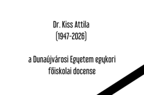 In Memoriam Dr. Kiss Attila (1947-2026)